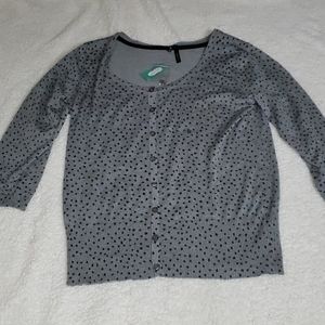 Maurices Star Print Cardigan